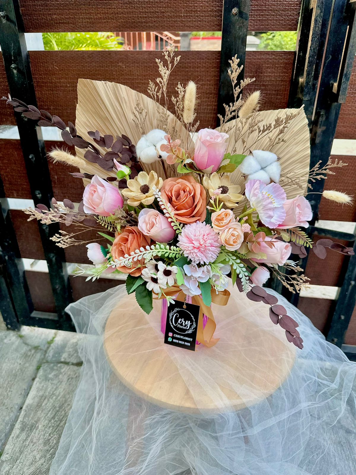 Vas Bunga Meja Bunga Palsu 400k